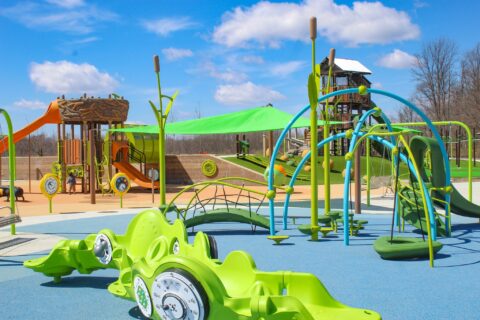 New playground at Grassy Creek Regional Park
