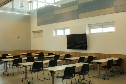 New classroom at the Grassy Creek Environmental Center