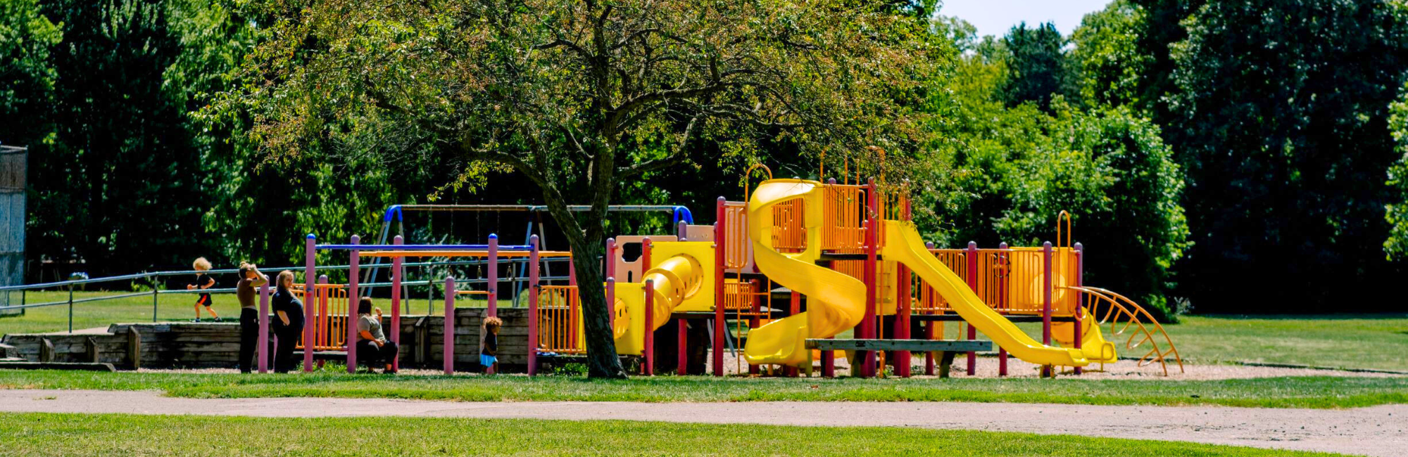 park with a large playground